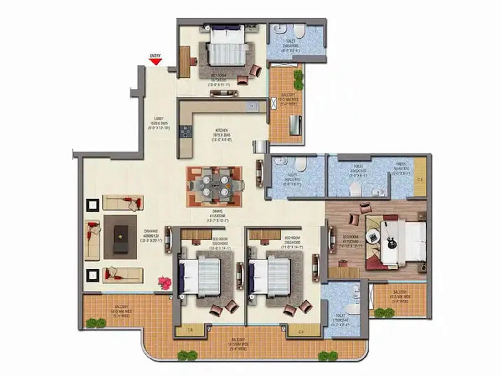 4BHK